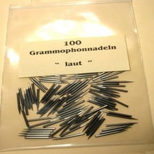 100 Grammophonnadeln Laut - Schellack Nadeln 78 RPM Gramophone Needles loud Tone