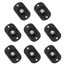 8 Pack Self Adhesive Caster Wheels Appliance 360° Swivel Glide Smoothly Mini ...