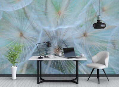3D White Dandelion G7780 Wallpaper Wall Murals Removable Self-adhesive Erin