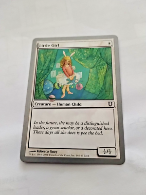 MTG Little Girl Unhinged Regular Common - Uncirculated | eBay