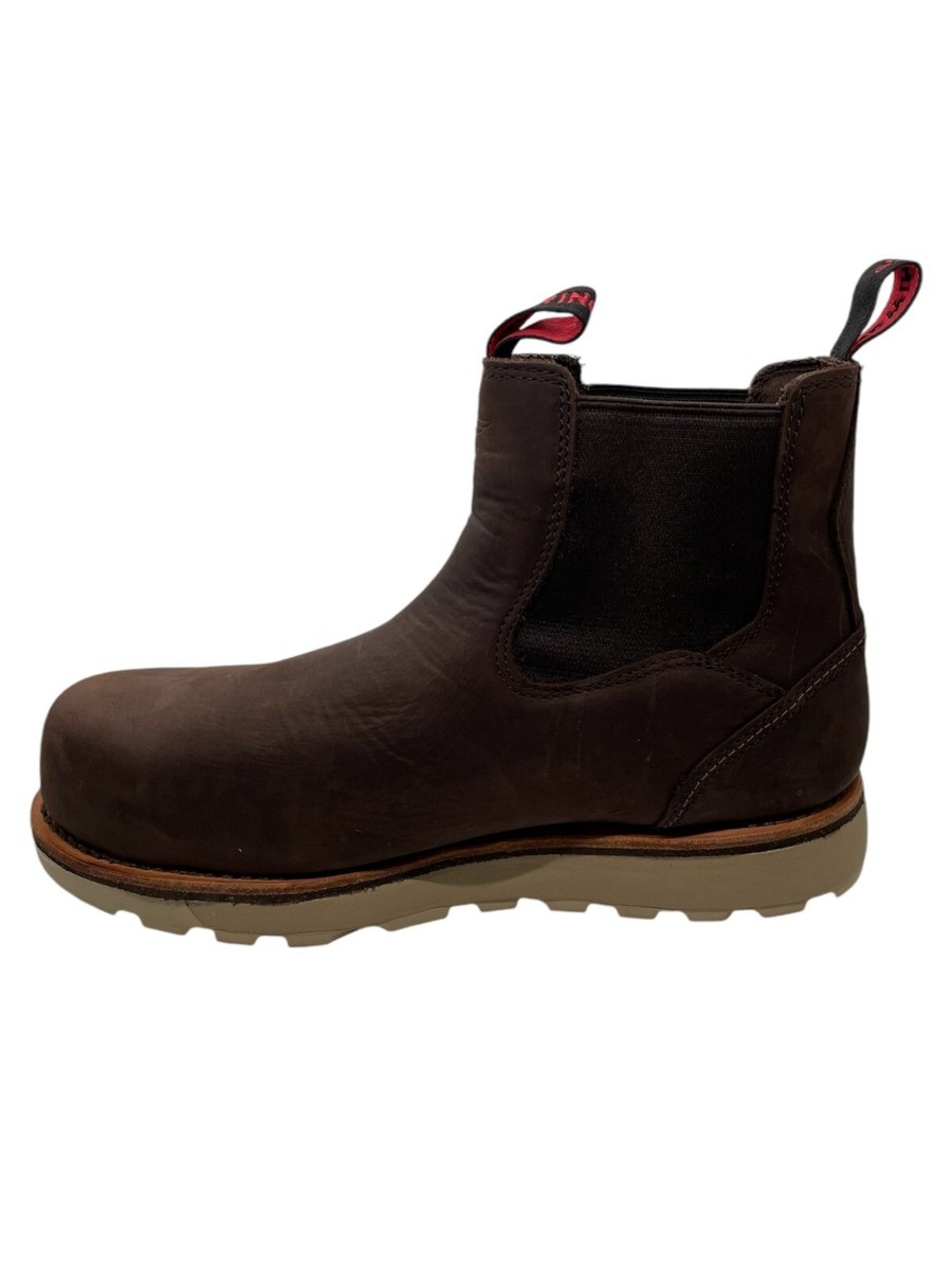 Red Wing Shoes 2446 Brown Leather Chukka Boots with Red Pull Tabs 9 E2 Men main image 4