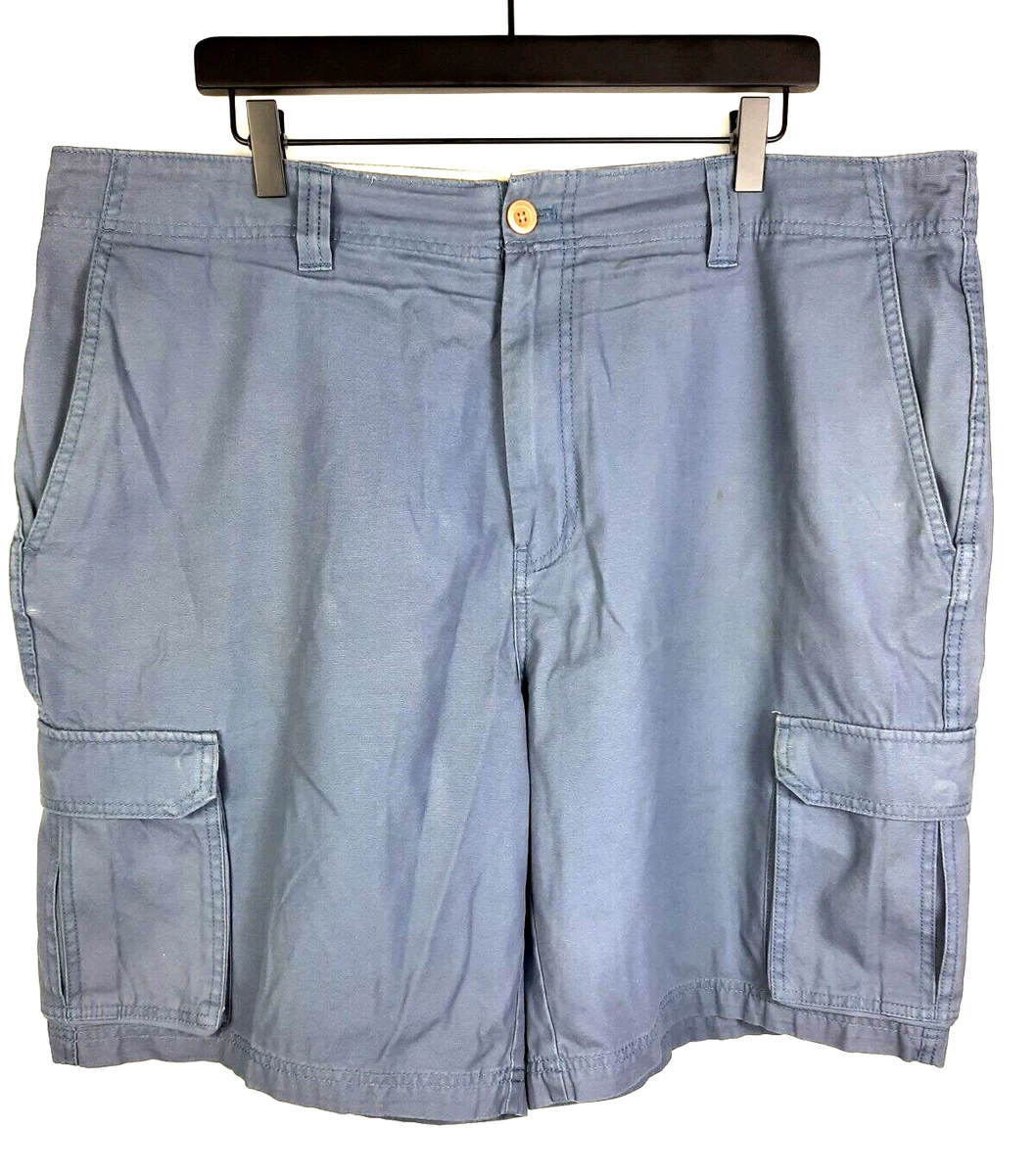 Vineyard Vines Mens Cargo Shorts Sz 40 Slate Blue Pockets Zipper
