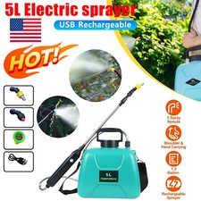 Electric Rechargeable Garden Plant Sprayer 1.35Gallon Battery Powered Sprayer
