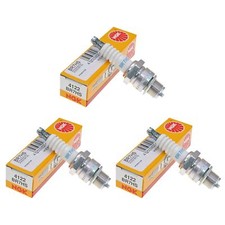 NGK BR7HS Spark Plugs Pack of 3 fits Benelli Pepe 50 AC 2T 1999- 2002