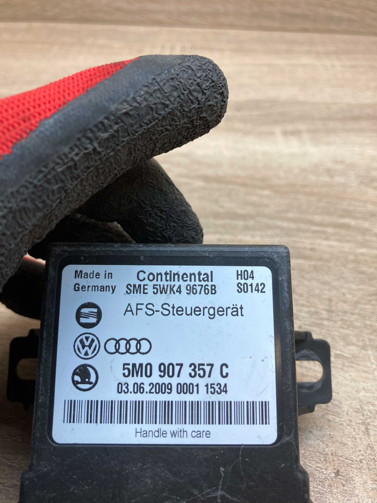 5M0907357C 5WK49676B Volkswagen Audi Skoda Seat Control Unit 
