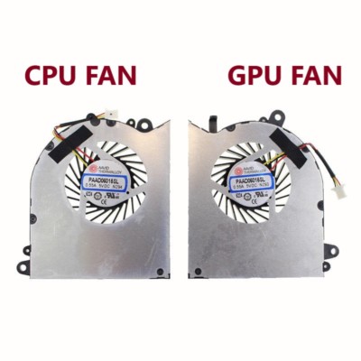 New for MSI GS60 Ghost pro GS60 2QE MS-16H5 CPU + GPU cooling Fans PAAD06015SL #