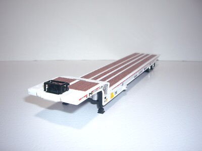 Rimorchio asse da viaggio Landoll 440B bianco DCP nuovo 1/64 Rimorchio asse da viaggio Landoll 440B bianco DCP nuovo 1/64