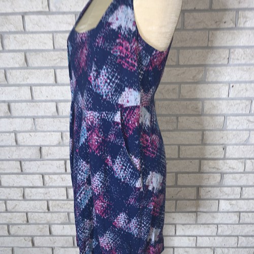 Kimchi Blue Sleeveless Multicolored Fit & Flare Side Pockets Rayon Dress Size 8 - Picture 8 of 24