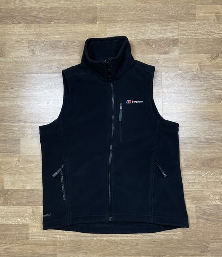 Berghaus Mens Full Zip Black Sleeveless 
