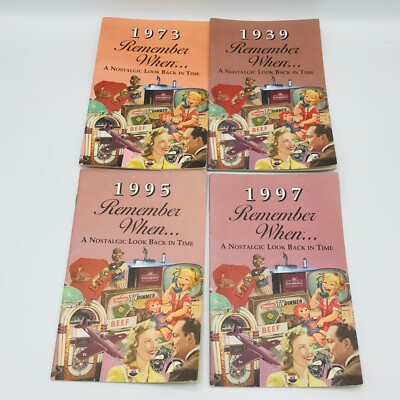 Remember When 1973, 1939, 1997 and 1995 Nostalgia Seek Publishing 