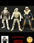 Star Wars vintage Power of the Force figures - Luke Skywalker & Han Solo on Hoth