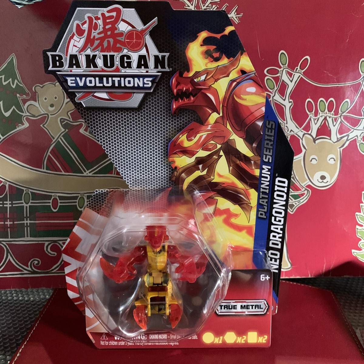 Bakugan Dragonoid Platinium Métal – Figurine Occasion – Collection
