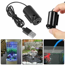 Water Pump Mini Mute Submersible USB 5V 1M Cable Garden Fountain Tool Fish Tank