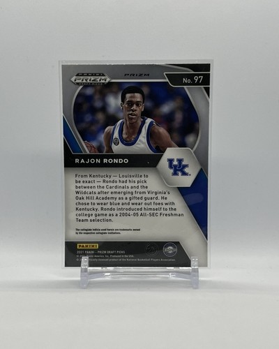 2021-22 Panini Prizm Draft - #97 Rajon Rondo Orange Ice - Bild 2 von 3