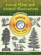 Forest Plant And Animal Illustrations (Dover Electronic Clip Art)