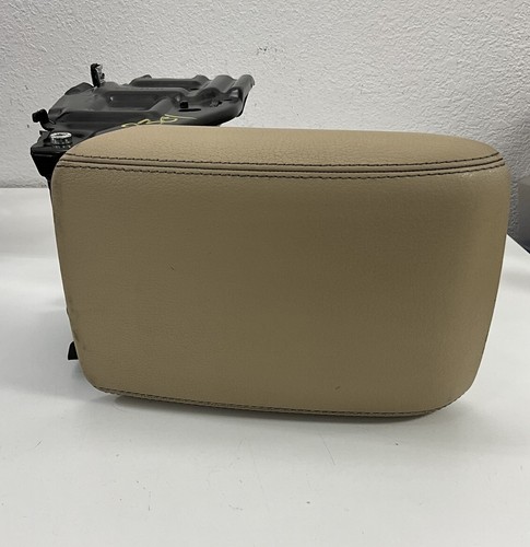 2014 Audi A4 Center Console Arm Rest w/ Bracket BEIGE OEM - Picture 3 of 9