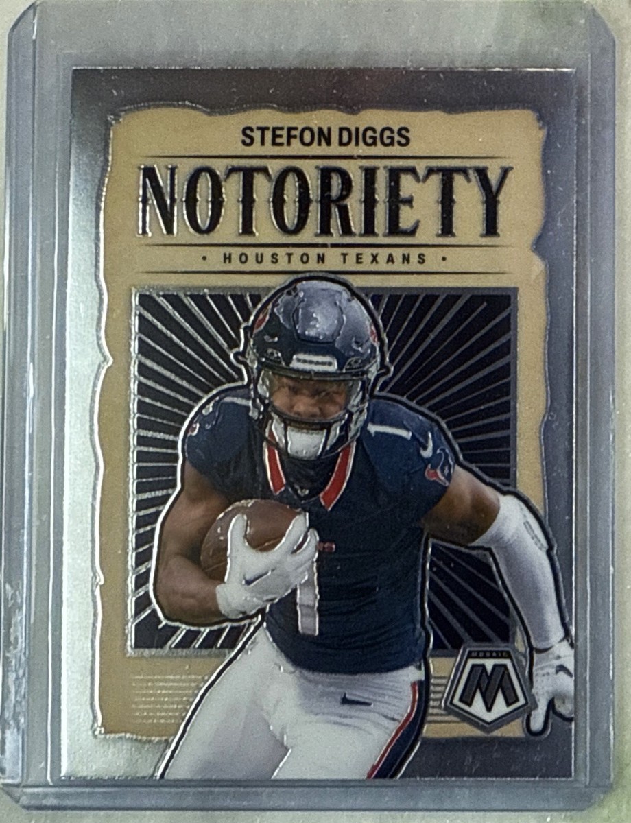 2024 Panini Mosaic Stefon Diggs Notoriety Insert Card-#7 Houston