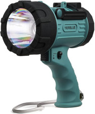Ultra-Bright Rechargeable Spotlight: 100000 Lumen LED Waterproof Handheld Flashl