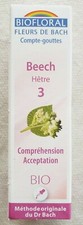 Compte-gouttes fleurs de bach Hêtre bio Biofloral, compréhension (mo)