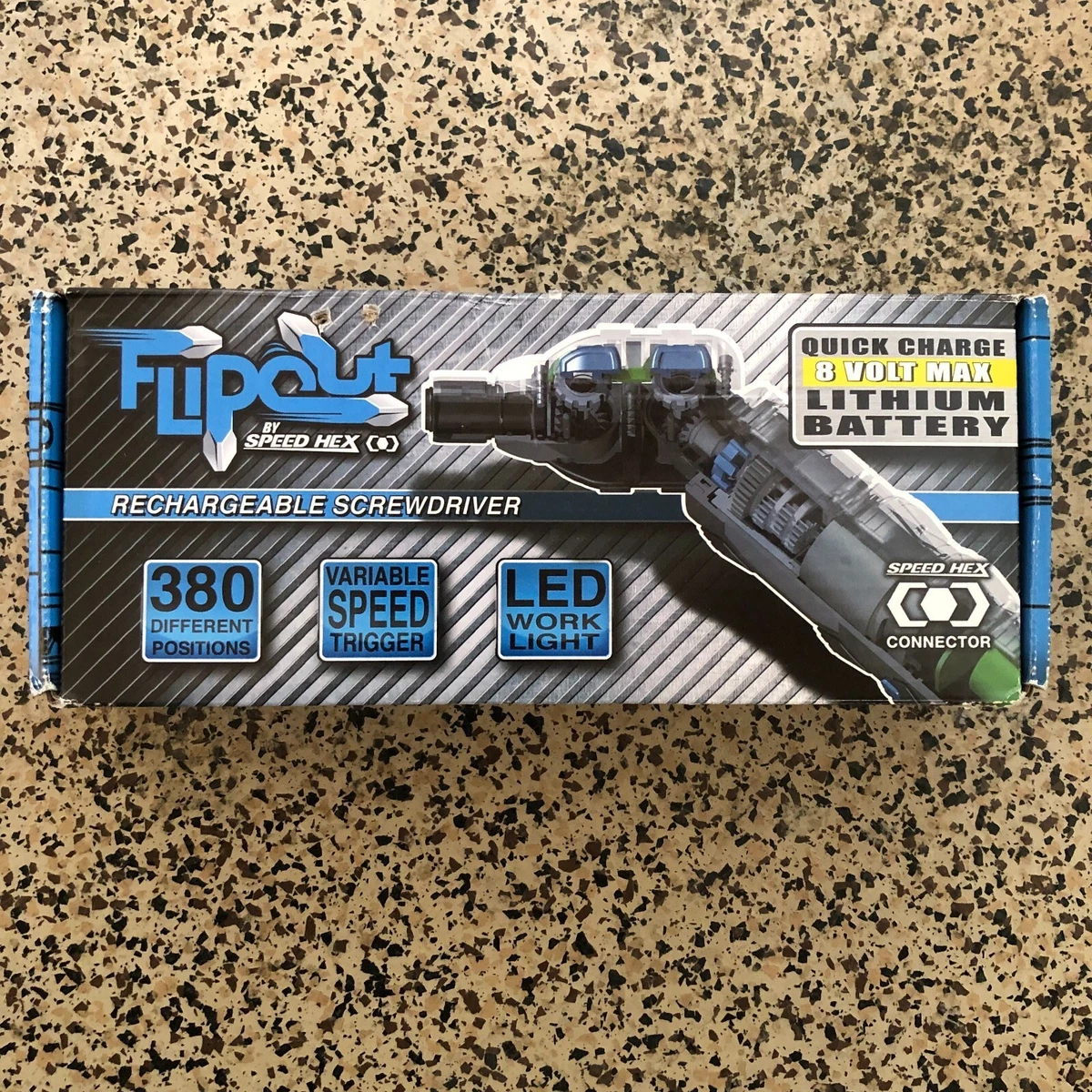 Speed Hex FOSH2014 8V Battery Powered Screwdriver