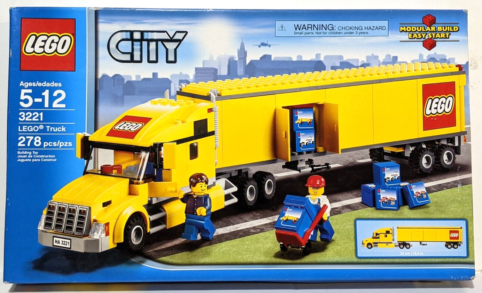 LEGO CITY 3221 Truck BRAND NEW in Factory Sealed Imperfect Box NISB READ L@@K