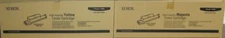 2 Genuine Sealed Xerox Phaser 106R01220 YELLOW 106R01219 MAGENTA Toners 6360 