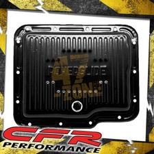 For Chevy Gm Powerglide Steel Transmission Pan - Black