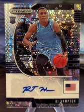 2020-21 Panini Prizm Draft Picks Prospect Autographs Fast Break #13 RJ Hampton