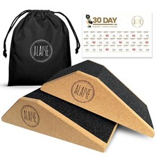 ALAIYE Squat Wedge Blocks Pair of Non-Slip Slant Board for Squats, Calf Raises