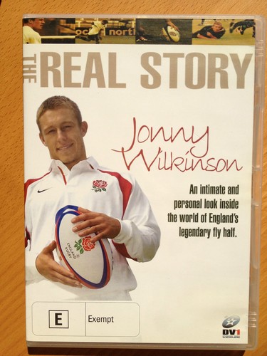 THE REAL STORY~JONNY WILKINSON RUGBY DVD NEWCASTLE FALCONS + ENGLAND'S THE LIONS - Picture 1 of 2