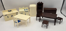 Vintage Reliable Dollhouse Furniture   1940s  50s Kitchen  Dining Set   Canada