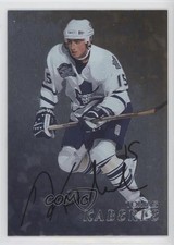 1998-99 ITG Be A Player Silver Auto Tomas Kaberle #287 Auto k4s