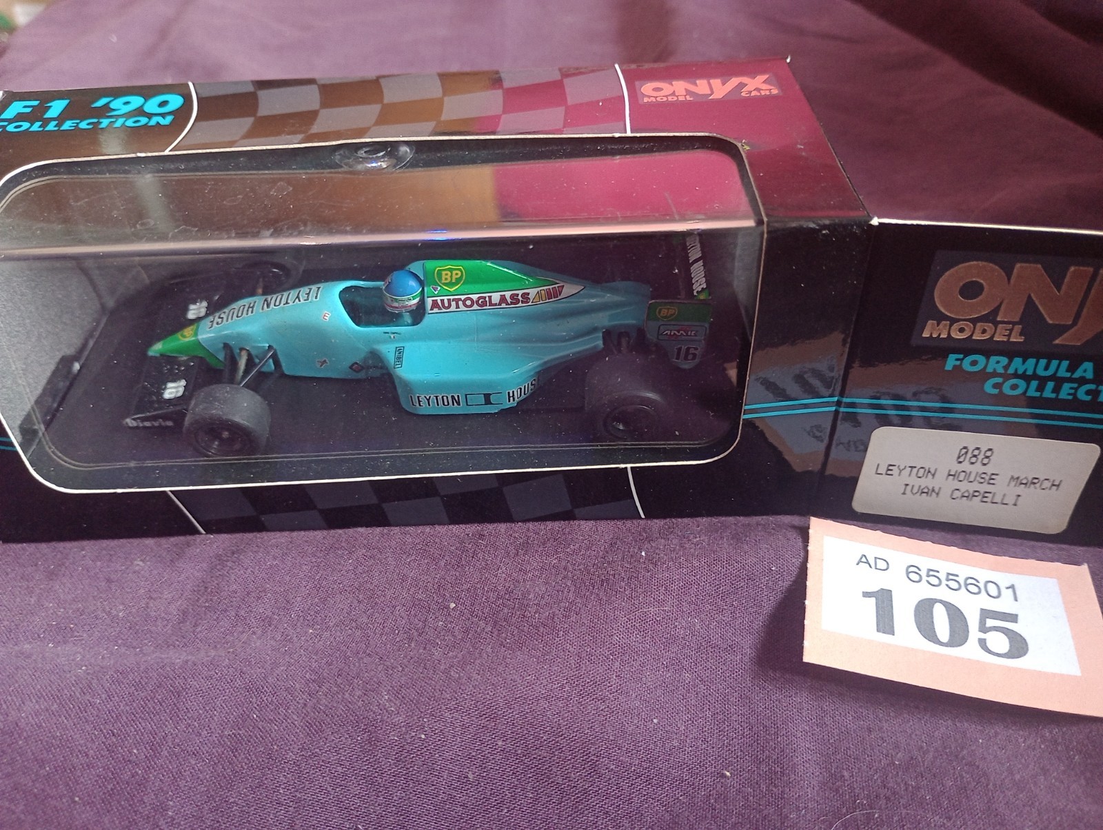 Miniature F1 March Judd C901 #15 M.Gugelmin Leyton House 1990 1/43 Minichamps