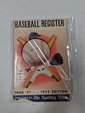 1953 SPORTING NEWS BASEBALL REGISTER  THE GAMES 400 PAST AND PRESENT