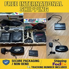 SEGA Mega Drive 2 + Mega CD2 + 32X + Sega Tap Boxed Set Tested JP Console Lot JP