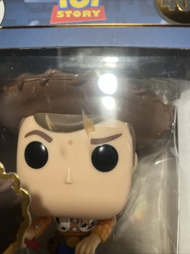 Funko Pop Vinyl Toy Story Woody w/  #400 LEGENDARY 1839pcs + Protector DAMGED