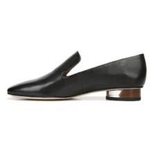 NEW Franco Sarto Women US 8 Faith Square Loafer Clear Wood Wrap Low Oval Heel
