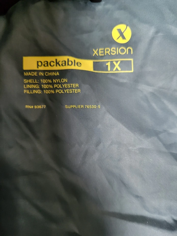 Женский пуховик Xersion жилет зеленый размер XL на молнии - Изображение 3 из 4