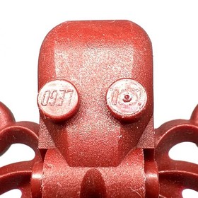 Lego 6240 Dark Red Octopus Minfigure 2009 Retired HTF