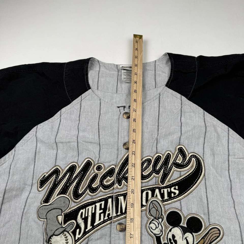 Camiseta deportiva abotonada de béisbol 2XL para hombre de los Mickeyes de Disney para hombre XXL Foto 3 de 4