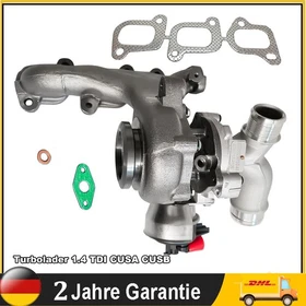 Turbo Für Audi A1 VW Polo Seat Ibiza Skoda Fabia 1.4 TDI CUSA CUSB 16309880003