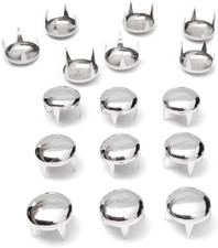 200pcs 12mm Round Dome Rivets Spike Studs Spots Nailhead Punk Rock DIY Leather C