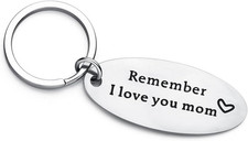Mother'S Day Birthday Keychain- Remember I Love You Mom, Best Gift for Mom
