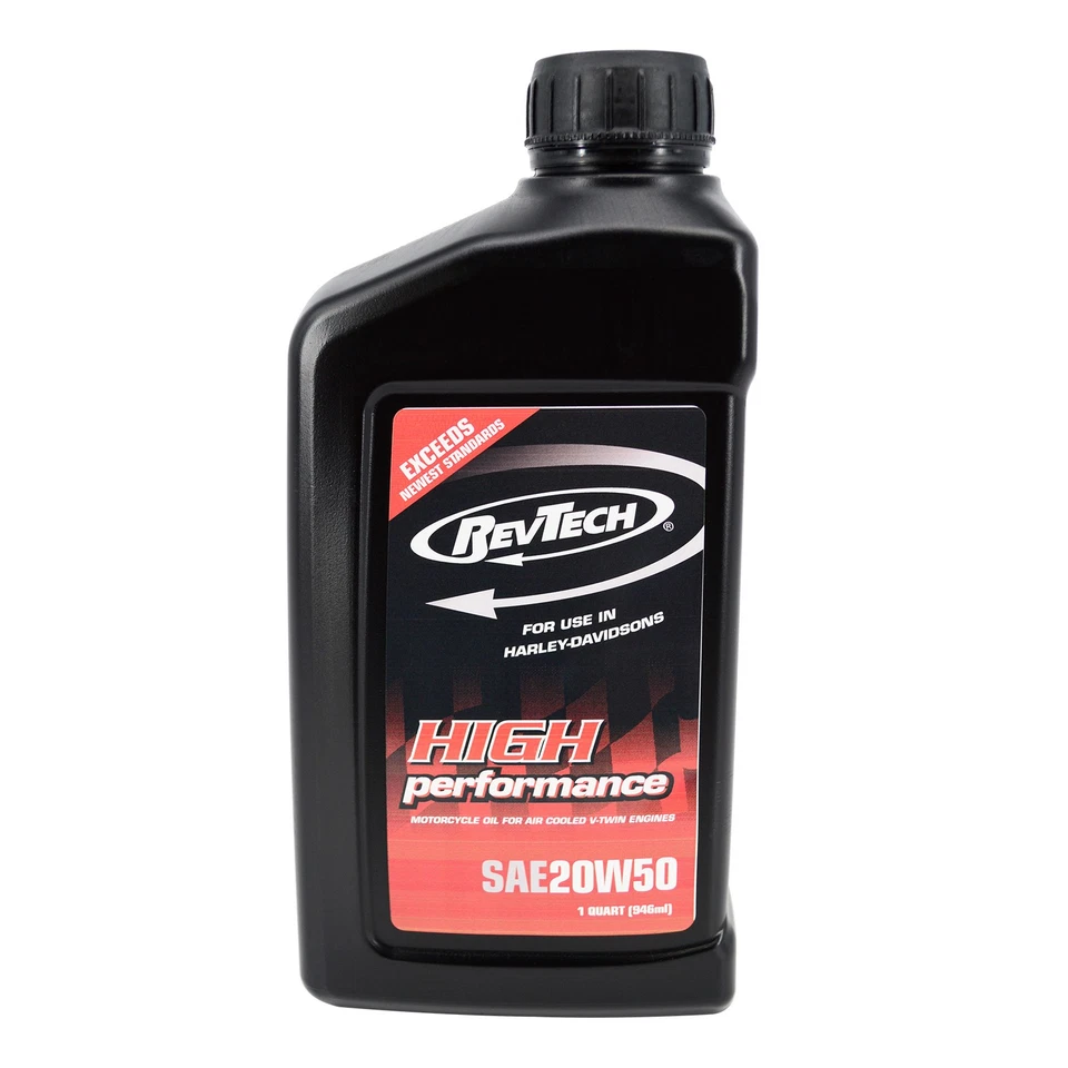 Motor de aceite de motor SAE 20W50 12 cuartos de galón para Harley V Twin Engine RevTech Foto 2 de 4