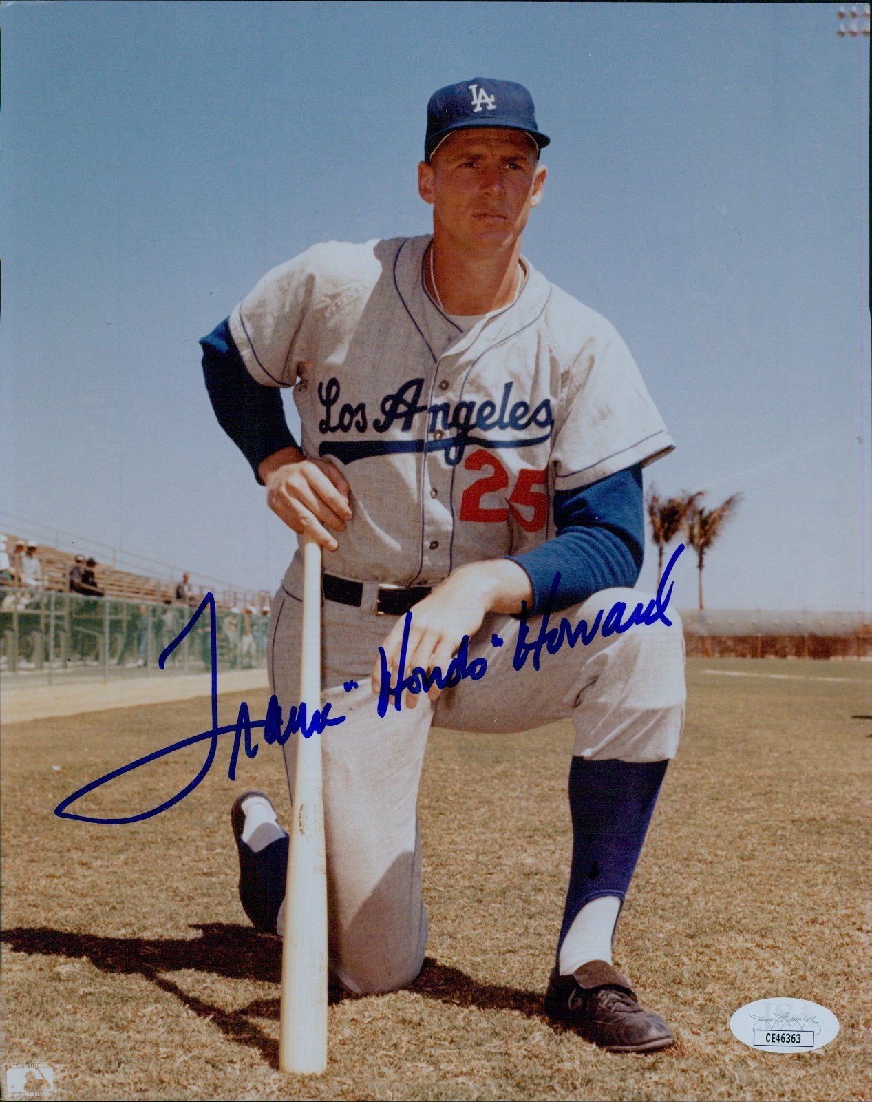 Frank Howard Autographed Signed Los Angeles Dodgers Frank Hondo Howard 8x10 Glossy Photo JSA Authentic 