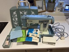 Jones 1681 Electric Sewing Machine W/ Case, Foot Pedal & Accessories
