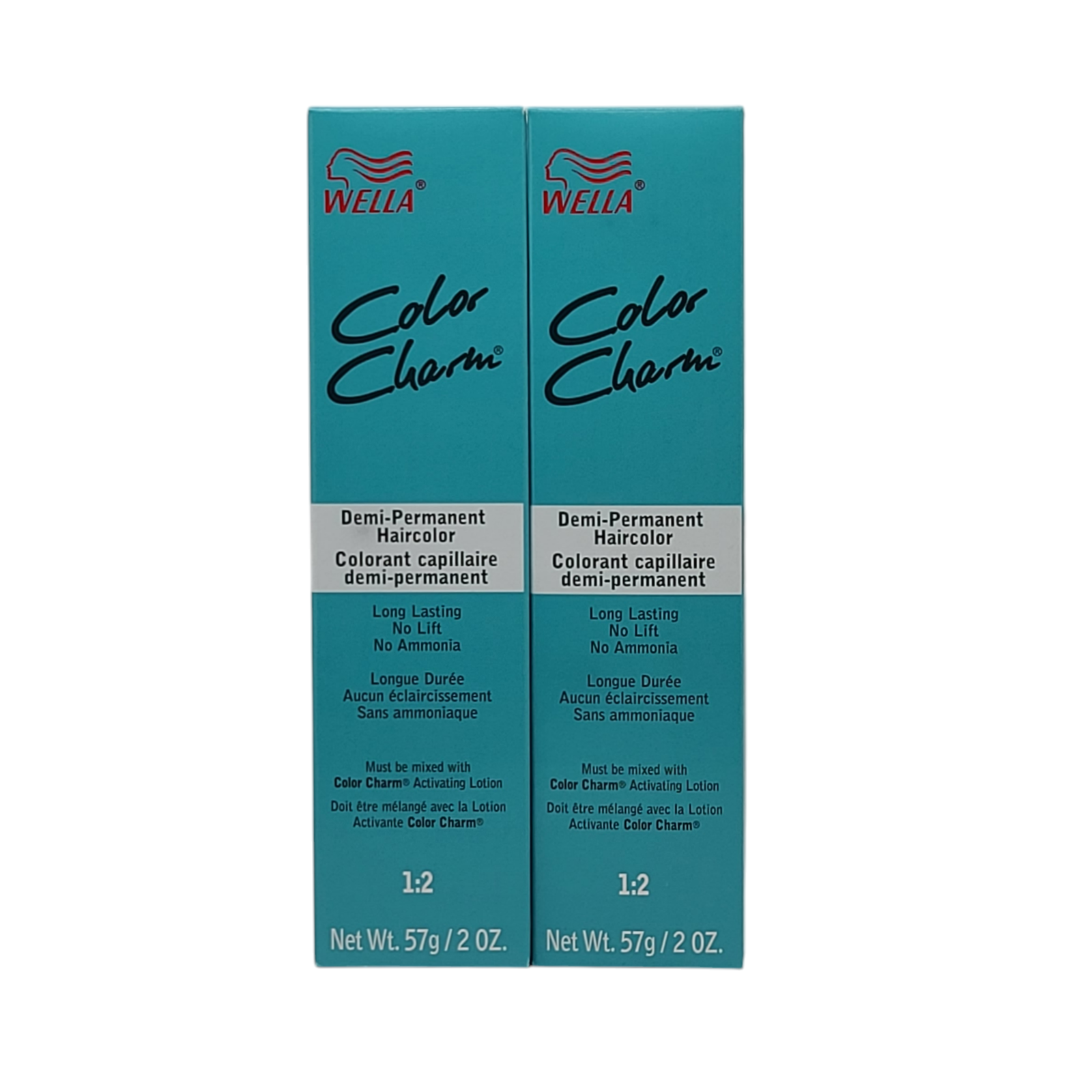 2 Pack Wella Color Charm Demi-Permanent Hair Color 5N 5/0 Light Natural Brown