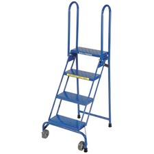 BALLYMORE  Folding Rolling Ladder,Steel,40 In.H 4UDL5