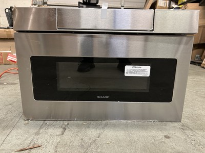 UNUSED/DENTED Sharp SMD2470ASY 24'' Easy Touch Sensor Cook Stainless Microwave