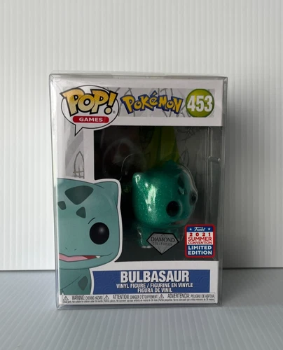 Funko Pop! Bulbasaur #453 Diamond Pokémon 2021 SDCC Summer Convention Exclusive